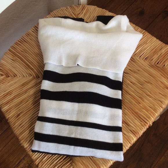 I.N. Girl 3/4 Sleeve Long in Length Stripe Sweater - Picture 5 of 5